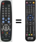 Télécommande équivalente BN59-00678A
