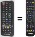 Télécommande équivalente Samsung UE46D8090YS/XZG