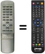 Télécommande équivalente REMCON1098