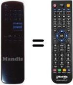 Télécommande équivalente REMCON833