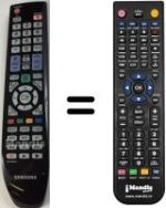 Télécommande équivalente BN59-00854A