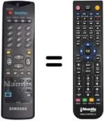 Télécommande équivalente Samsung AA59-00007K