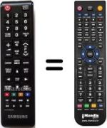 Télécommande équivalente Samsung LT19B300