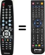 Télécommande équivalente Samsung LE32A550P1R/XXH
