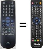 Telecomando equivalente Seg VCR5361