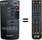 Telecomando equivalente Sony RMT-502