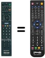 Telecomando equivalente Sony KDL-26V4710