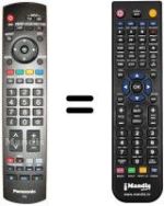 Télécommande équivalente Panasonic TH-37DV71FH
