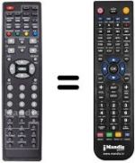 Télécommande équivalente LEIKER REMCON116