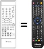 Télécommande équivalente Panasonic TNQ8E0438