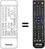 Télécommande équivalente Panasonic TNQ8E0448