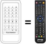 Télécommande équivalente Irradio 19SERIES