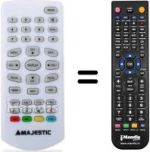 Telecomando equivalente MAJESTIC TVD-934 TFT