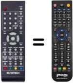 Télécommande équivalente Sunstech REMCON1183