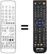 Replacement remote control Panasonic TX-25A2CI