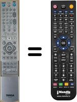 Télécommande équivalente Targa DRH-5000