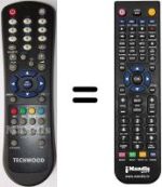 Telecomando equivalente Techwood RC1055