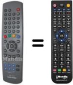 Telecomando equivalente Toshiba 23306175