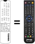 Telecomando equivalente Toshiba 23306216