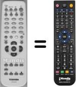 Telecomando equivalente Toshiba 23306530