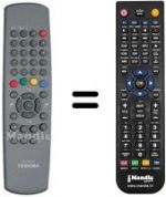 Telecomando equivalente Toshiba V30037753