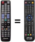 Telecomando equivalente Samsung UE46D6510