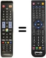 Télécommande équivalente Samsung UE55ES5500