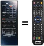 Telecomando equivalente Panasonic VEQ0499