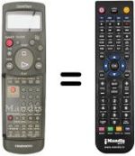 Telecomando equivalente Daewoo DVR-G892 HIFI