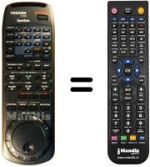 Replacement remote control Toshiba V813G