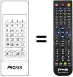 Telecomando equivalente REMCON1137