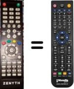 Replacement remote control ZYS40FHD-1