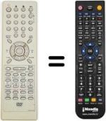 Telecomando equivalente NordMende DVRX14SE