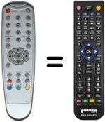 Télécommande équivalente Kathrein UFE305-S