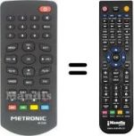 Telecomando equivalente Metronic 9042