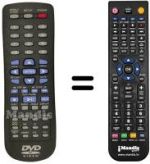 Telecomando equivalente Hyundai DVD320C