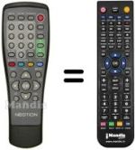 Replacement remote control NEOTION REMCON665
