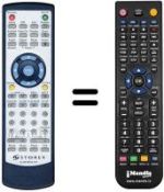 Telecomando equivalente STOREX CLUBMPIX357 HD
