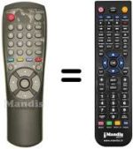 Télécommande équivalente Samsung DSR9000