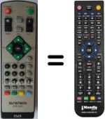 Telecomando equivalente Sunstech DTB-2200