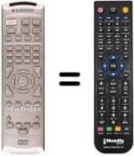Telecomando equivalente Audiosonic DVD2009
