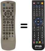 Telecomando equivalente United DVD5353M / N