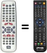 Telecomando equivalente Hyundai DVR530H