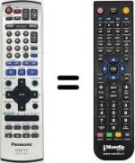 Telecomando equivalente Panasonic DMRE-65