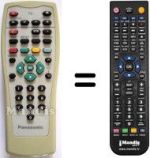 Télécommande équivalente Panasonic EURT39A050
