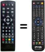 Replacement remote control FREIA-COMBO