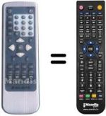 Telecomando equivalente MAJESTIC DVD218SD