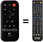 Replacement remote control LOG004
