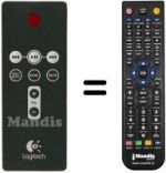 Replacement remote control LOG006