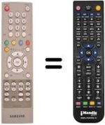 Télécommande équivalente Samsung DSB9601C